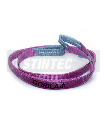 ESLINGA PLANA MORADA 1t X 1m - GORILA®
