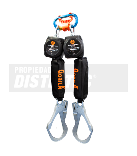 RETRACTIL DE CINTA DOBLE 2m - GORILA®