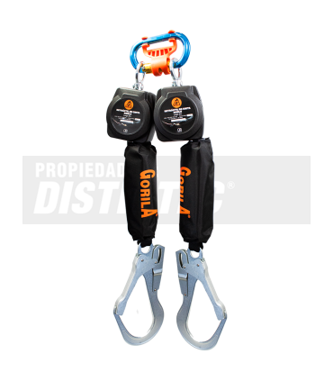 RETRACTIL DE CINTA DOBLE 2m - GORILA®