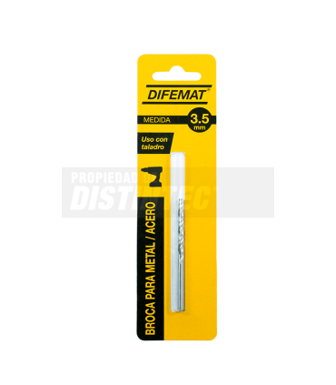 BROCA PARA METAL 2 PIEZAS 2mm - DIFEMAT®