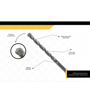 BROCA PARA CONCRETO 10mm - DIFEMAT®