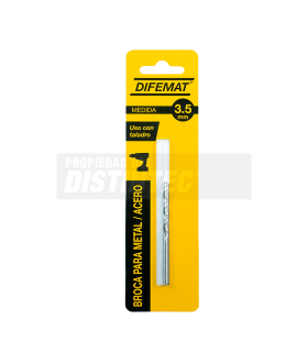 BROCA PARA METAL 3,5mm - DIFEMAT®