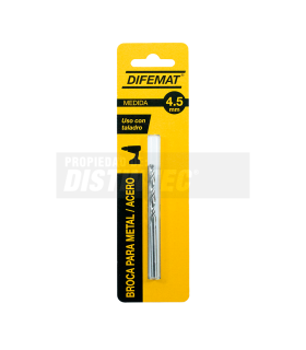 BROCA PARA METAL 4,5mm - DIFEMAT®