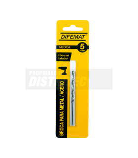 BROCA PARA METAL 5mm - DIFEMAT®