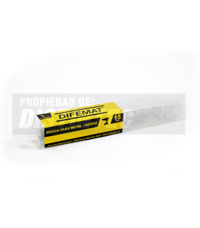 BROCA PARA METAL TOMA REDUCIDA 15mm - DIFEMAT®