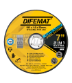 DISCO DE CORTE PARA ACERO INOXIDABLE 7" 180 X 1,6 X 22 - DIFEMAT®