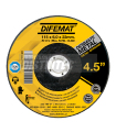 DISCO DE DESBASTE PARA METAL 4,5" 115 X 6 X 22 - DIFEMAT®