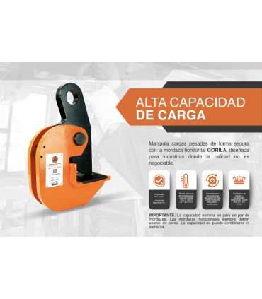 MORDAZA HORIZONTAL 2t - GORILA®