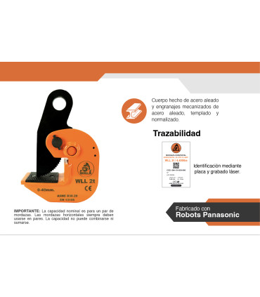 MORDAZA HORIZONTAL 2t - GORILA®