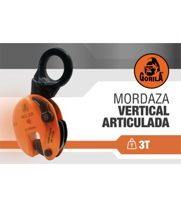 MORDAZA VERTICAL ARTICULADA 3,2t - GORILA®