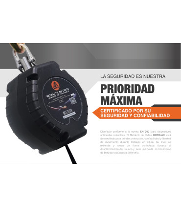 RETRACTIL DE CINTA 2,5m - GORILA®