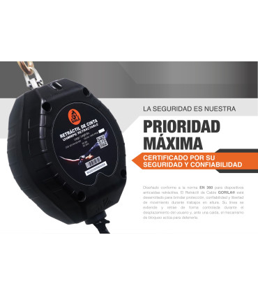 RETRACTIL DE CINTA 6m - GORILA®