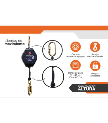 RETRACTIL DE CINTA 10m - GORILA®