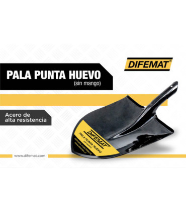 PALA PUNTA DE HUEVO SIN MANGO - DIFEMAT®