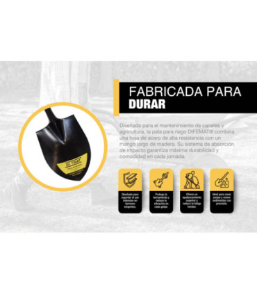 PALA PARA RIEGO MANGO LARGO - DIFEMAT®