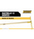 RASTRILLO 12 DIENTES MANGO MADERA - DIFEMAT®