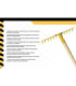 RASTRILLO 12 DIENTES MANGO MADERA - DIFEMAT®