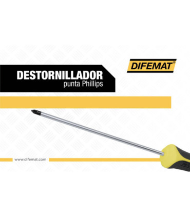DESTORNILLADOR PUNTA PHILLIPS 3 X 100mm - DIFEMAT®