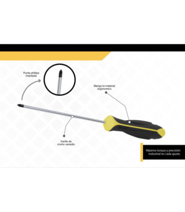 DESTORNILLADOR PUNTA PHILLIPS 5 X 150mm - DIFEMAT®
