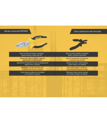 ALICATE UNIVERSAL 8" - DIFEMAT®