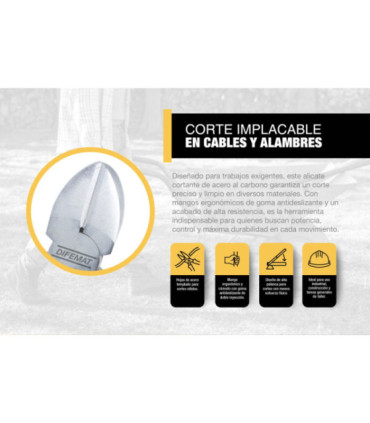ALICATE CORTANTE 6" - DIFEMAT®