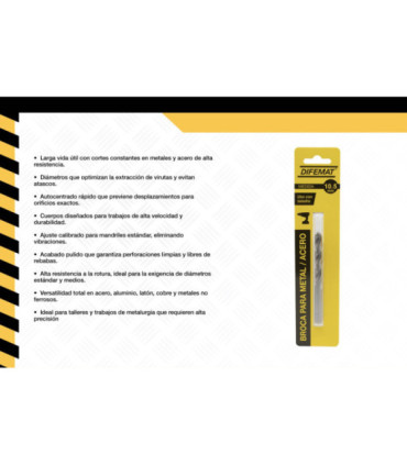 BROCA PARA METAL 10.5mm - DIFEMAT®