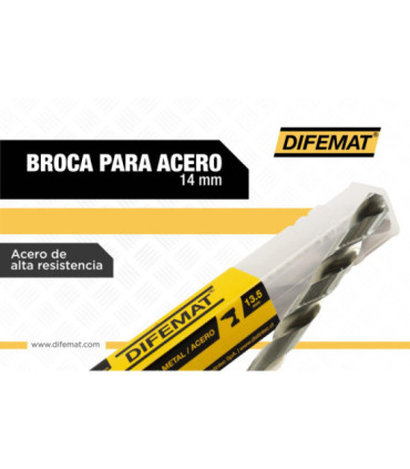 BROCA PARA METAL TOMA REDUCIDA 13.5mm - DIFEMAT®