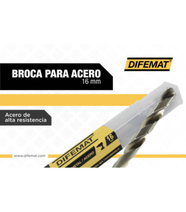 BROCA PARA METAL TOMA REDUCIDA 16mm - DIFEMAT®