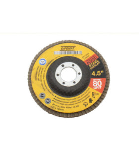 DISCO TRASLAPADO 4,5" -115 X 22. GRANO 80 - DIFEMAT®