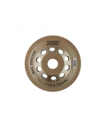 COPA DIAMANTADO ABRASIVO PARA CONCRETO 4,5" - DIFEMAT®