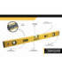 NIVEL DE ALUMINIO 32" - DIFEMAT®