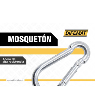 MOSQUETON COMERCIAL CROMADO 6 X 60mm - DIFEMAT®