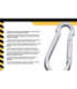 MOSQUETON COMERCIAL CROMADO 6 X 60mm - DIFEMAT®