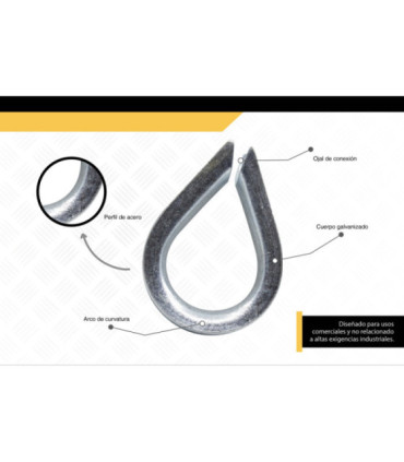 GUARDACABO COMERCIAL 8mm (5/16") - DIFEMAT®