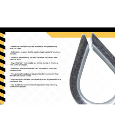 GUARDACABO COMERCIAL 8mm (5/16") - DIFEMAT®