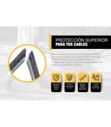 GUARDACABO COMERCIAL 10mm (3/8") - DIFEMAT®