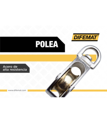 POLEA COMERCIAL SIMPLE 1" - DIFEMAT®
