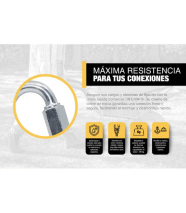 UNION RAPIDA COMERCIAL 10mm (3/8") - DIFEMAT®