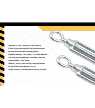 TENSOR COMERCIAL OJO OJO 10 X 100mm - DIFEMAT®