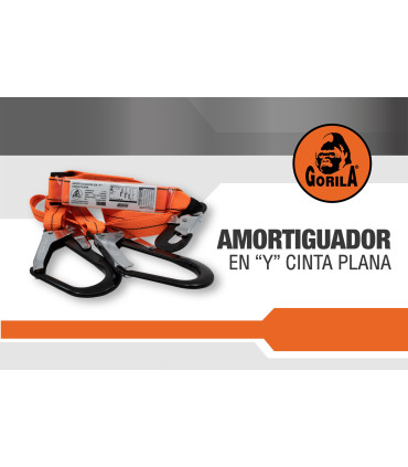 AMORTIGUADOR EN Y CINTA PLANA X 1,8m - GORILA®