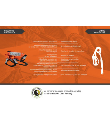 AMORTIGUADOR EN Y CINTA PLANA X 1,8m - GORILA®